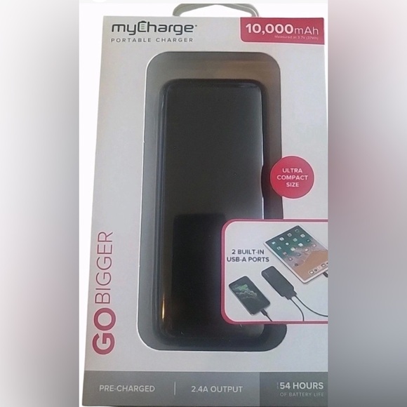 myCharge Other - MyCharge Go Bigger APM10KK  10,000mAh 
Portable Charger – Black
New in Box